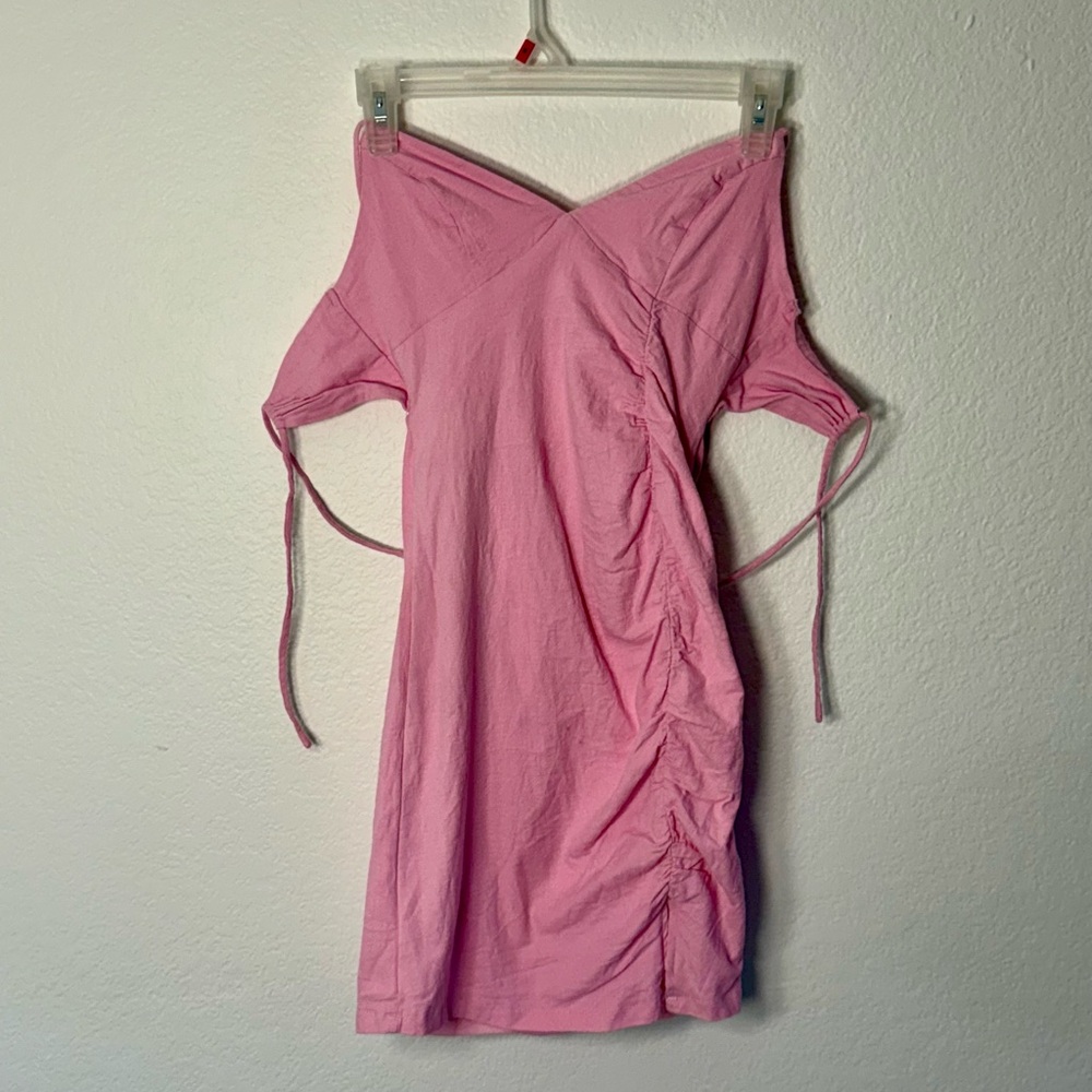 Princess Polly Pink Ruched Mini Dress